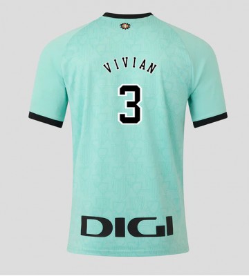 Lacne Muži Futbalové dres Athletic Bilbao Dani Vivian #3 2025-26 Krátky Rukáv - Tretina